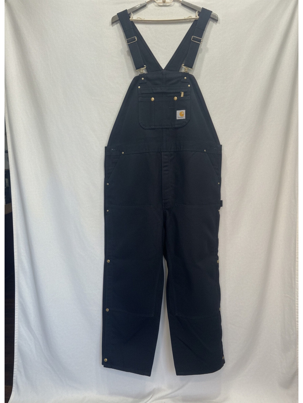 NWT Carhartt Quilt Lined Zip-to-Thigh Bib Overalls Men's 58 x 30 R41